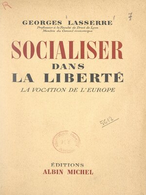 cover image of Socialiser dans la liberté
